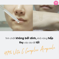 Tinh Chất Dưỡng Trắng Mờ Thâm Nám Histolab 47 Vita C Complex Ampoule Derma Science 50ml