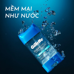 Gel Khử Mùi Giảm Tiết Mồ Hôi Gillette Clear Shield 72HR Sweat Protection 107g