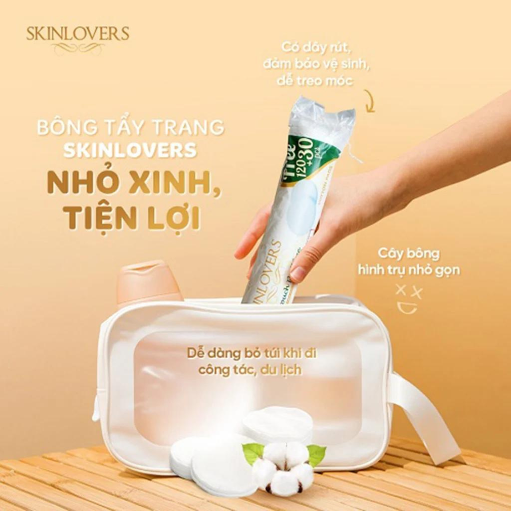 Bông Tẩy Trang Skinlovers Cotton Pads 150 Miếng
