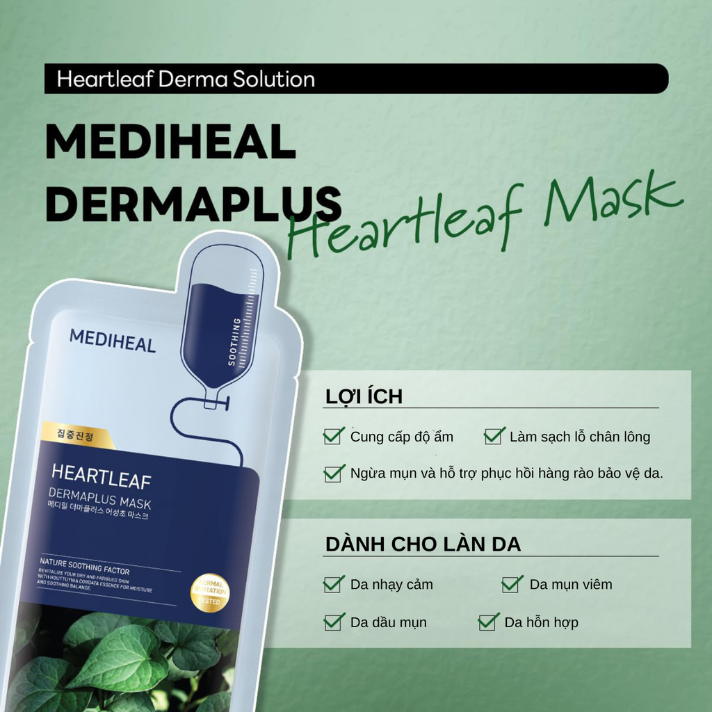 Mặt Nạ Dưỡng Da Mediheal Dermaplus Mask 22ml