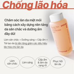 Nước Cân Bằng Phục Hồi Da Ngăn Ngừa Lão Hóa innisfree Black Tea Enhancing Skin 170ml