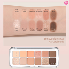 Bảng Phấn Mắt 12 Ô Clio Pro Eye Air Palette
