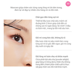 Mascara Làm Dài Cong Mi Chống Thấm Nước Innisfree Skinny Microcara Zero 3.5g