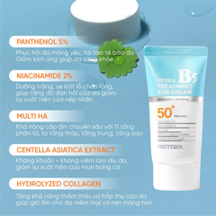Kem Chống Nắng Phục Hồi Da Prettyskin Hydra B5 Exosome Treatment Sun Cream SPF50+ PA++++ 50ml
