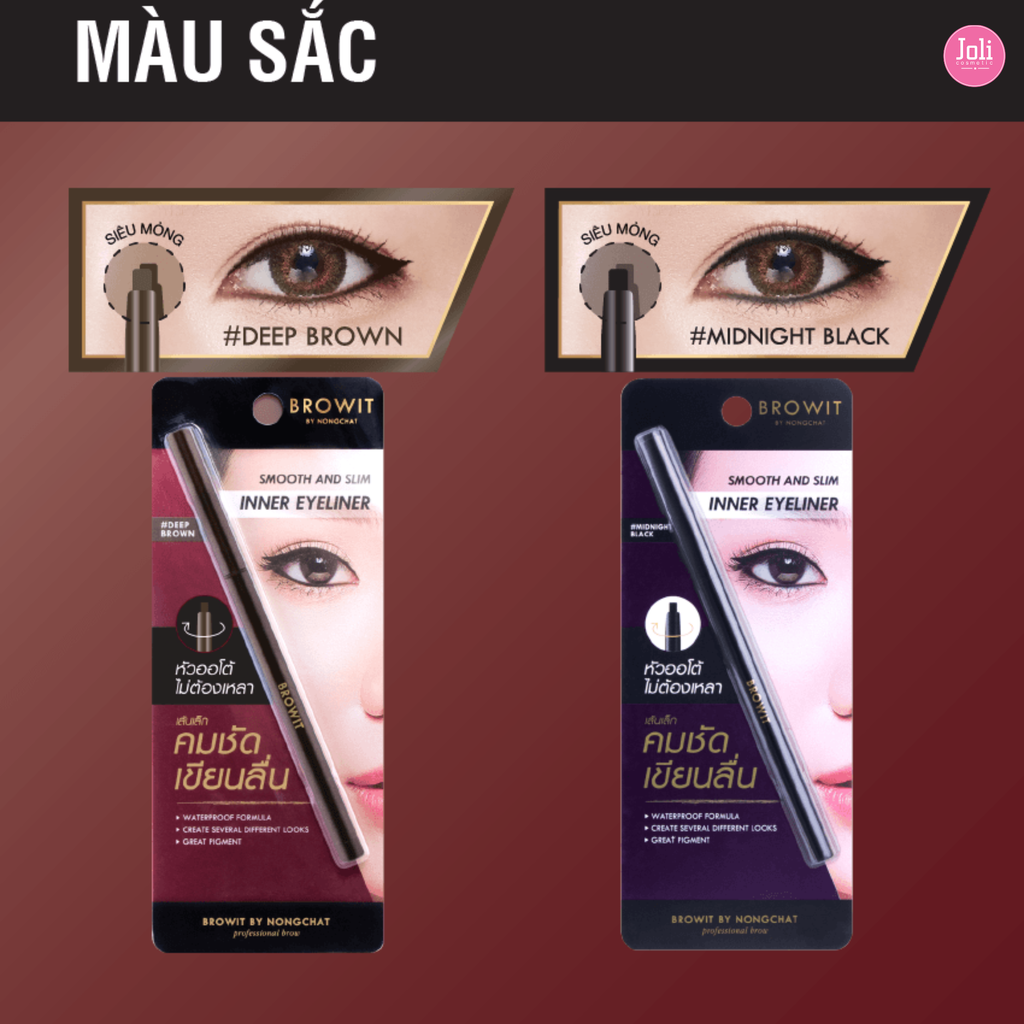 Kẻ Viền Mắt Dạng Sáp Browit Smooth And Slim Inner Eyeliner