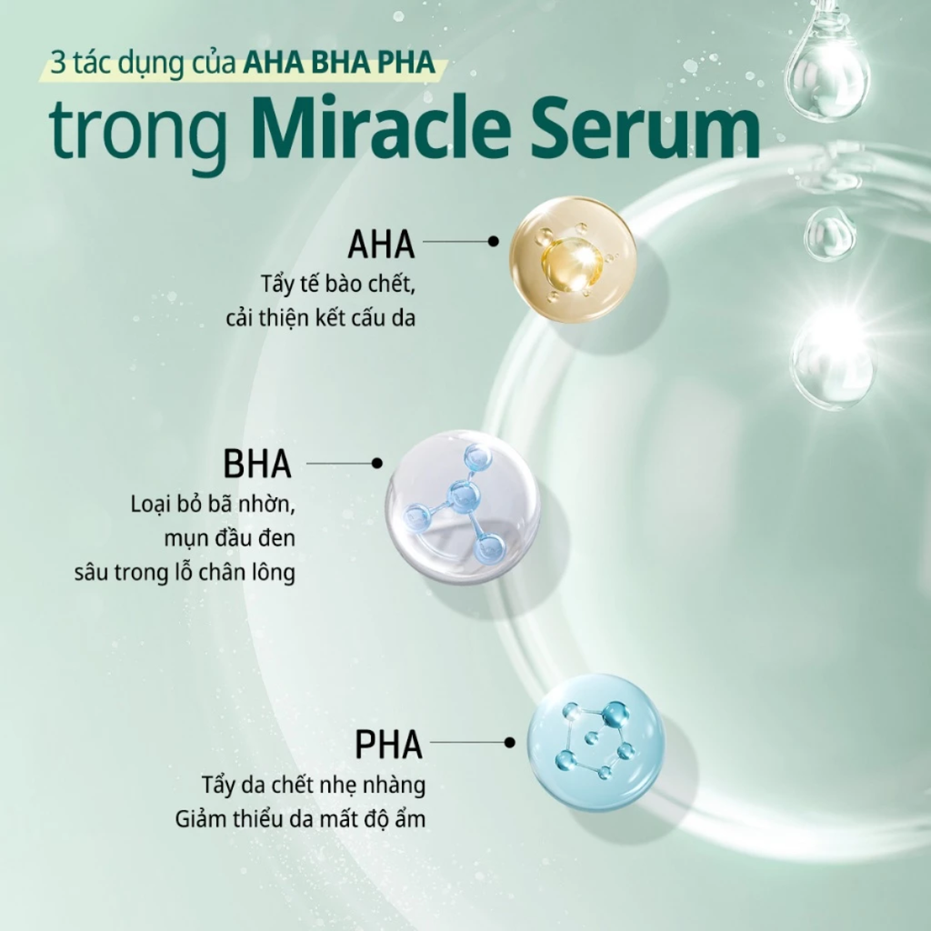 Tinh Chất Trị Mụn Some By Mi AHA-BHA-PHA 30 Days Miracle Serum 50ml