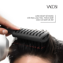 Lược Bán Nguyệt Tạo Kiểu & Phồng Tóc Vacosi C08 For All Hair Types Styling Hairbrush