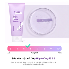 Sữa Rửa Mặt Làm Dịu Phục Hồi Da Tia'm Snail & Azulene Low PH Cleanser 200ml