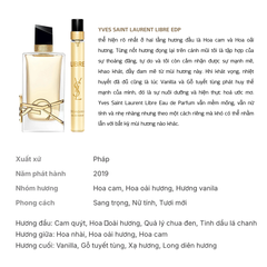 Set Nước Hoa Nữ Yves Saint Laurent Greatest Fragrance Hits For Her (Black Opium EDP 10ml + Libre EDP 10ml + Mon Paris EDP 10ml)