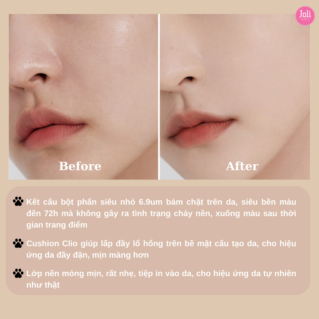 Phấn Nước Che Khuyết Điểm Clio Kill Cover The New Founwear Cushion Koshort In Seoul SPF50+ PA+++ (Tặng kèm lõi)