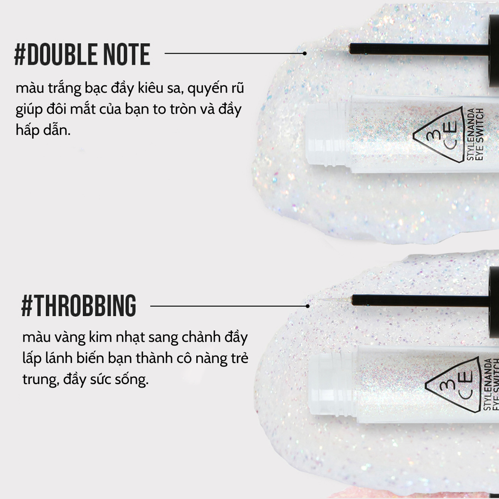 Nhũ Mắt 3CE Eye Switch 4.3g