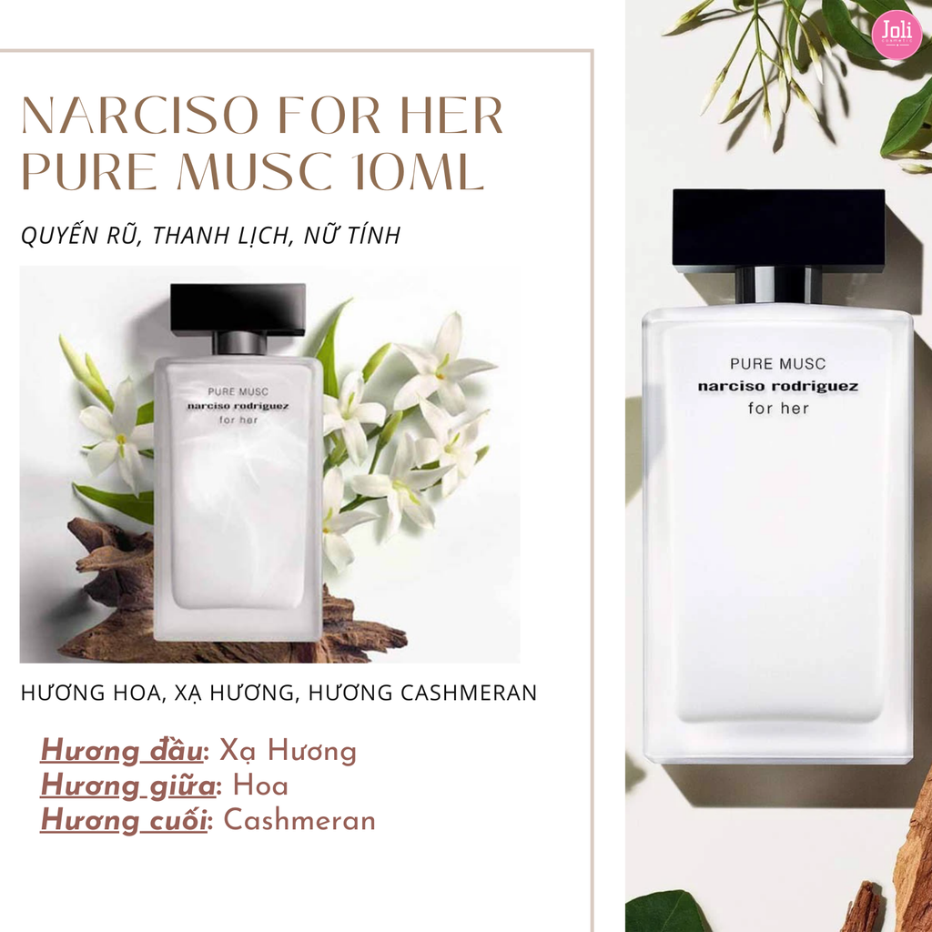 Set Nước Hoa Nữ Narciso Rodriguez For Her (10ml x 3)