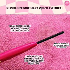 Bút Chì Sáp Kẻ Mắt Chống Trôi Kissme Heroine Make Quick Eyeliner