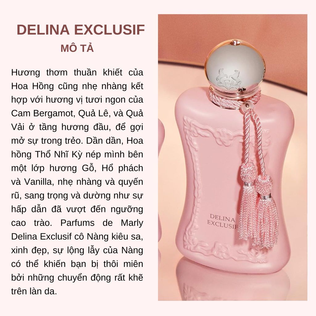 Nước Hoa Nữ Chiết Parfums De Marly Delina EDP 10ml
