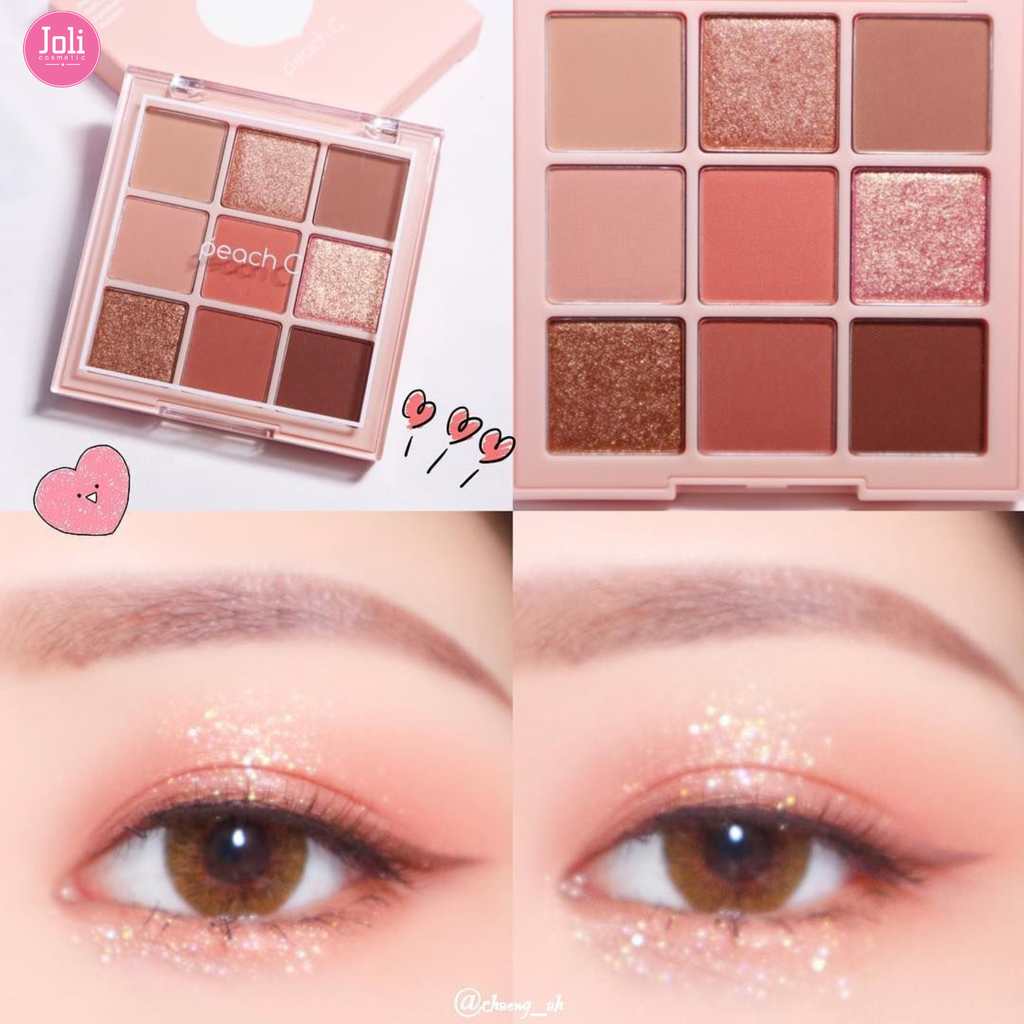 Bảng Phấn Mắt 9 Màu Peach C Soft Mood Eyeshadow Palette