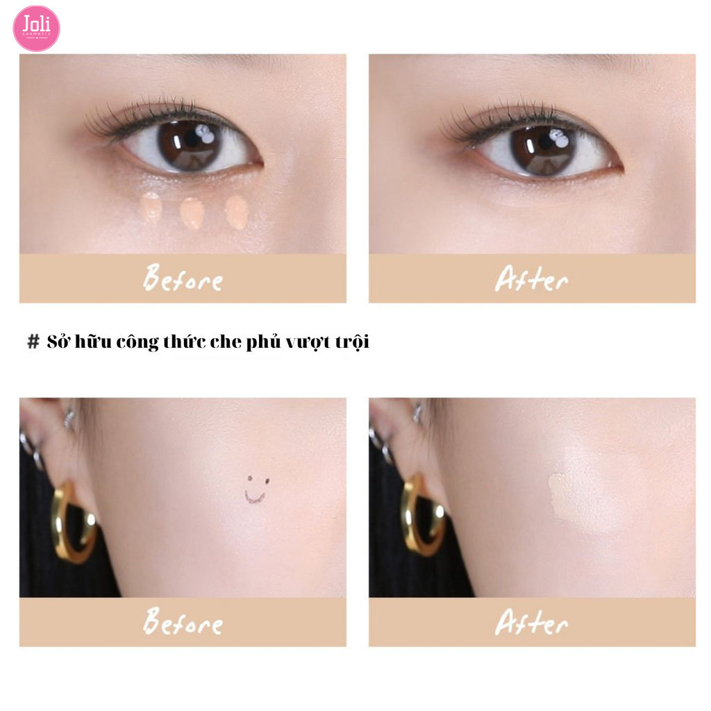 Kem Che Khuyết Điểm Peripera Double Longwear Cover Concealer