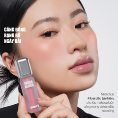 Má Hồng Kem Căng Bóng Glamrr Q Glow Lasting Fresh Blush 3.8g