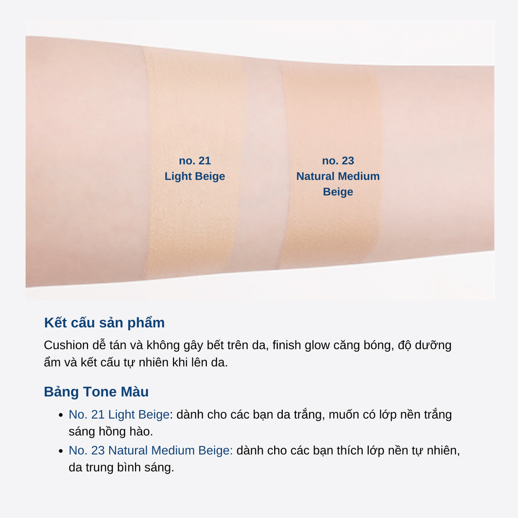 Set Phấn Nước Dưỡng Ẩm Klavuu Blue Pearlsation High Coverage Marine Collagen Aqua Cushion SPF50 PA+++(Tặng kèm lõi)