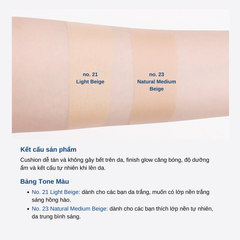 Set Phấn Nước Dưỡng Ẩm Klavuu Blue Pearlsation High Coverage Marine Collagen Aqua Cushion SPF50 PA+++(Tặng kèm lõi)