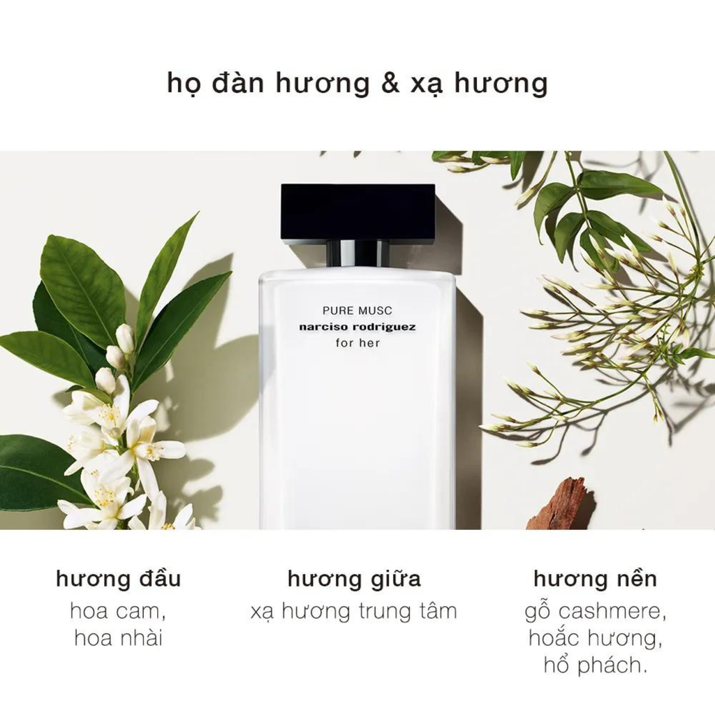 Set Nước Hoa Nữ Narciso Rodriguez For Her Pure Musc - Musc Noir (2x20ML)