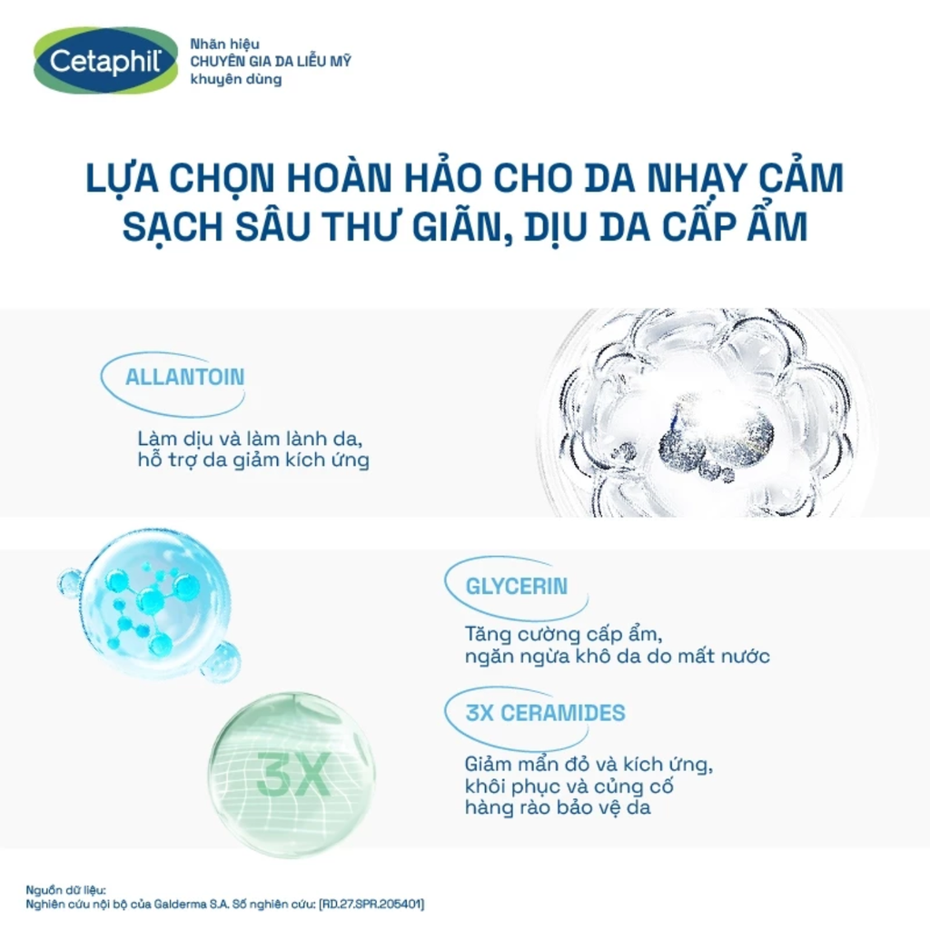 Sữa Rửa Mặt Cho Da Nhạy Cảm Cetaphil Soothing Foam Wash 200ml