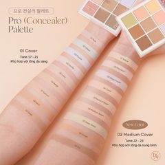 Bảng Triệt Sắc Che Khuyết Điểm Dasique Pro Concealer Palette