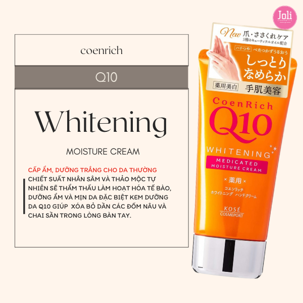Kem Dưỡng Da Tay Kose Coen Rich Q10 Deep Moisture Cream 80g