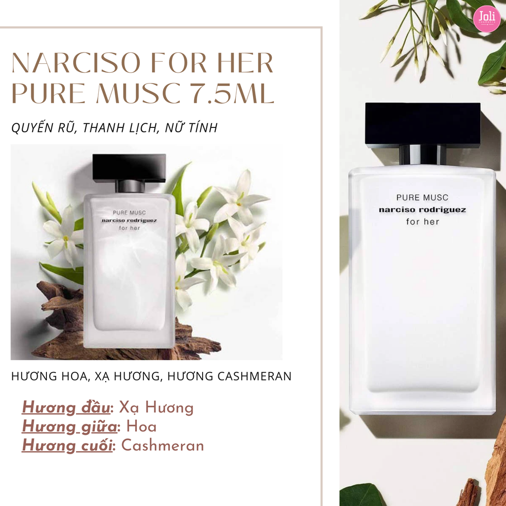 Set Nước Hoa Nữ Narciso Rodriguez For Her (7.5 ml x3)