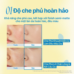 Phấn Nước Kiềm Dầu Fwee Cushion Egg-Fit Cover SPF50+ PA+++ 13g