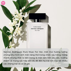 Set Nước Hoa Nữ Narciso Rodriguez Pure Musc For Her EDP (100ml + 10ml + Body Lotion 50ml)