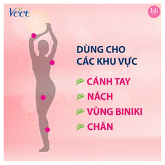 Kem Tẩy Lông Veet Silk & Fresh Dành Cho Da Thường Lotus Milk & Jasmine