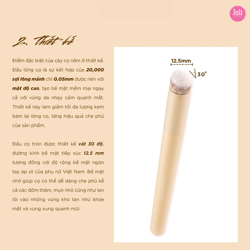 Cọ Che Khuyết Điểm Lemonade Concealer Brush 10g