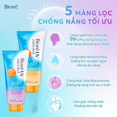 Serum Chống Nắng Dưỡng Thể Biore UV Aqua Rich Tone Up Serum SPF 50+ PA+++ 130ml