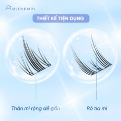 Lông Mi Giả Tách Sợi Tai Thỏ Mlen Diary