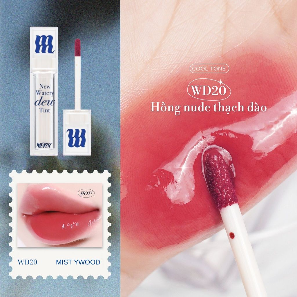 Son Tint Bóng Merzy New Watery Dew Tint 4g