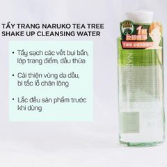 Nước Tẩy Trang Cho Da Dầu Mụn Naruko Tea Tree Shake-Up Cleansing Water 190ml