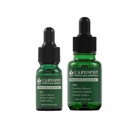 Serum Caryophy Giảm Mụn Mờ Thâm Se Lỗ Chân Lông Portulaca Ampoule 10ml