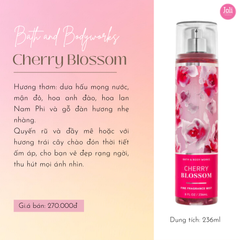 Xịt thơm Bath & Body Works Fine Fragrance Mist 236ml