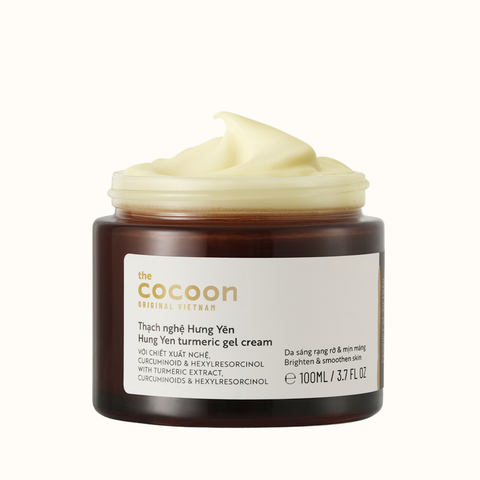 Kem Dưỡng Ẩm Làm Sáng Da Dạng Thạch Từ Nghệ Hưng Yên Cocoon Hung Yen Turmeric Gel Cream 100ml