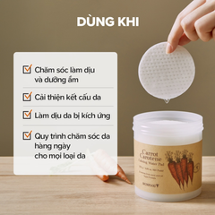 Nước Hoa Hồng Dạng Miếng Skinfood Carrot Carotene Calming Water Pad 250g