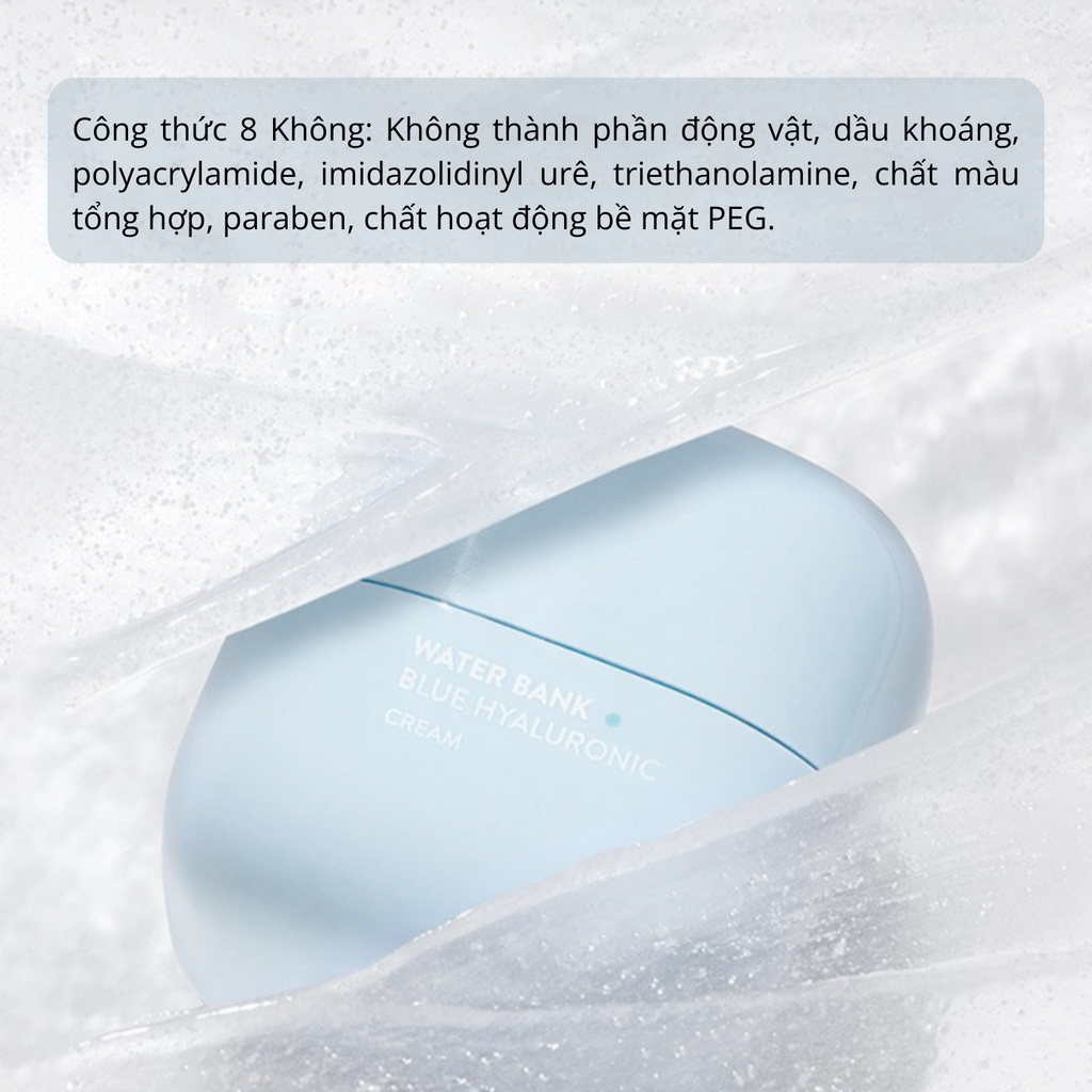 Kem Dưỡng Ẩm Cho Da Dầu Laneige Water Bank Blue Hyaluronic Cream For Combination To Oily Skin 50ml
