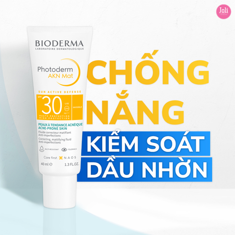 Kem Chống Nắng Cho Da Dầu Mụn Bioderma Photoderm AKN Mat SPF30 40ml