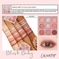 Bảng Phấn Mắt Colourpop Pressed Powder Palette 9 Màu
