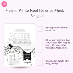 Mặt Nạ Dưỡng Trắng Da Jeong In Verpia White Real Essence Mask 20ml