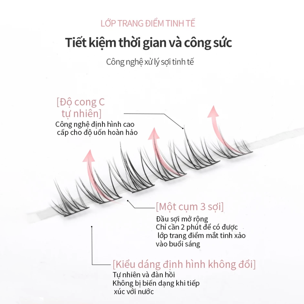 Lông Mi Giả Tách Sợi Hướng Dương Mlen Diary