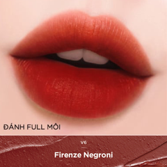 Son Kem Lì Merzy Puffer The First Velvet Tint #V6 Firenze Negroni