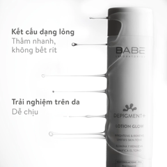 Nước Hoa Hồng Làm Sáng Da Giảm Thâm Nám Babe Depigment+ Lotion Glow 150ml
