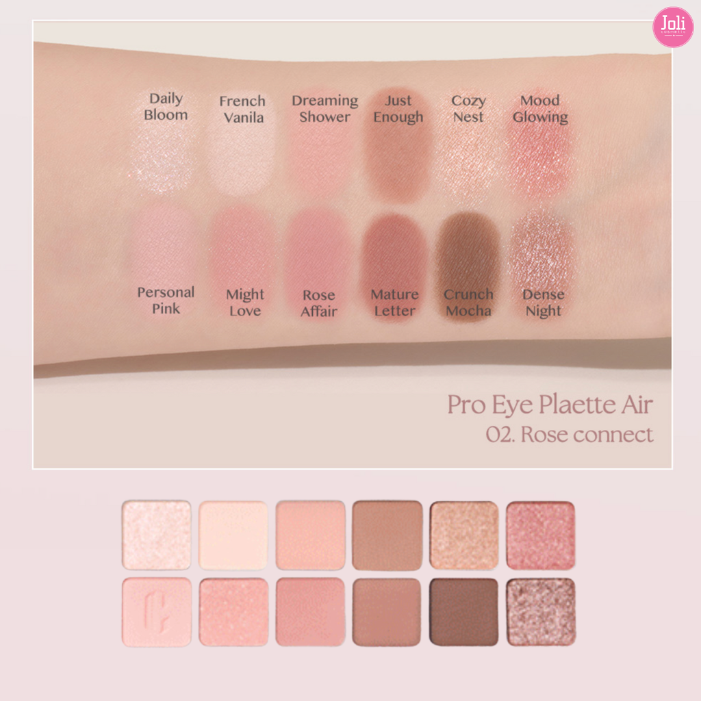 Bảng Phấn Mắt 12 Ô Clio Pro Eye Air Palette