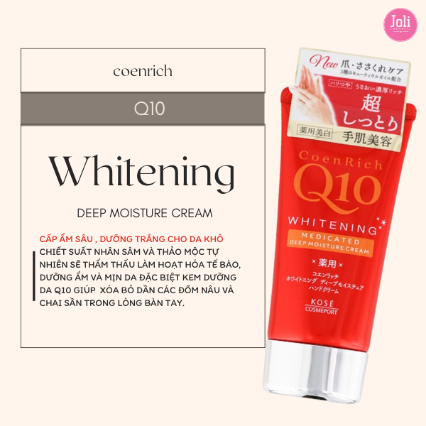 Kem Dưỡng Da Tay Kose Coen Rich Q10 Deep Moisture Cream 80g