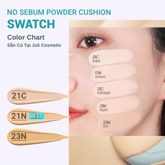 Phấn Nước Kiềm Dầu innisfree No-Sebum Powder Cushion SPF29 PA++ 14g